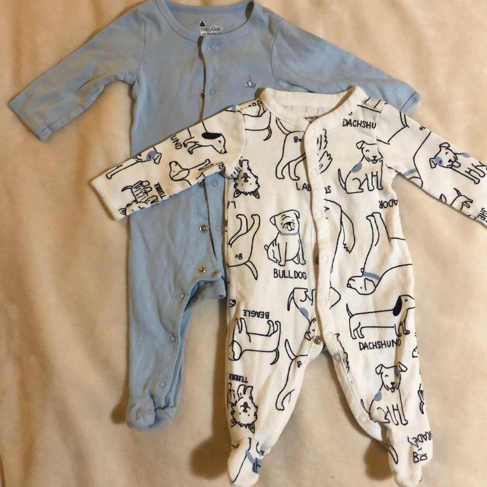 Long Sleeve Baby Onesies - 2pk
